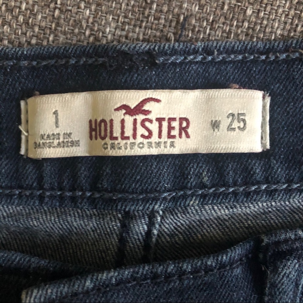 Hollister Denim, Dark Wash Shorts. - Picture 3 of 3